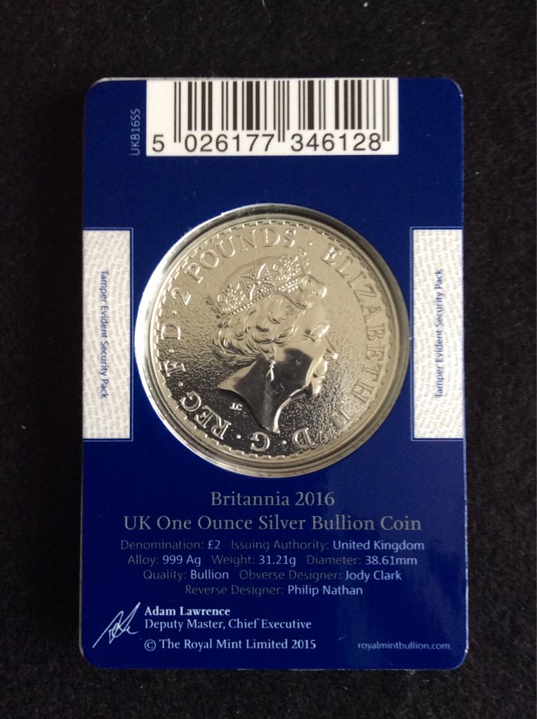 Britannia £2 Silver Bullion - Blister Pack (No.2)  coin collectible - Main Image 2