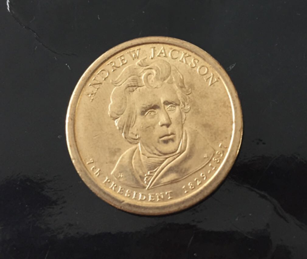 Small Dollar - President Jackson Obverse