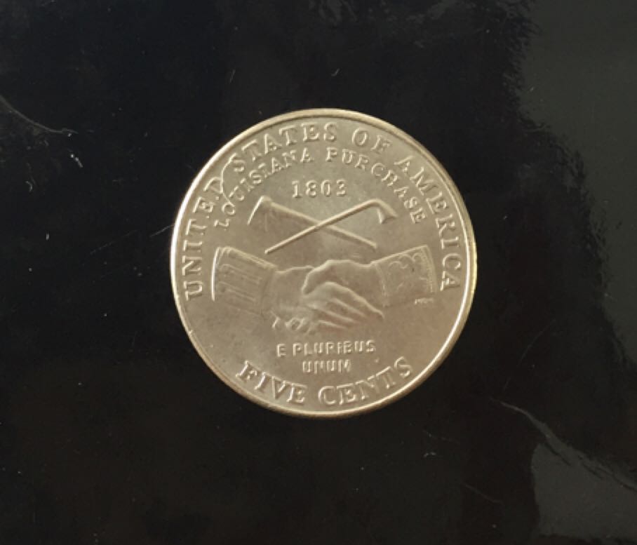 2004 "Louisiana Purchase/Peace Medal” Nickel  coin collectible - Main Image 2