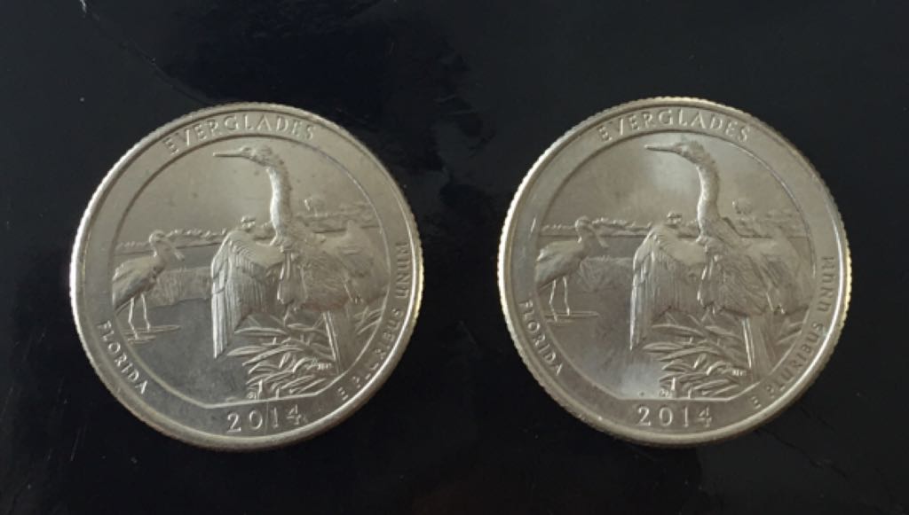 2014 Everglades Quarter- P & D  coin collectible - Main Image 2