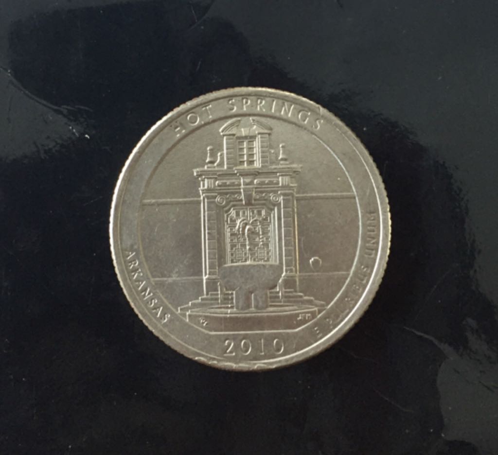 Hot Springs Quarter - P  coin collectible - Main Image 2
