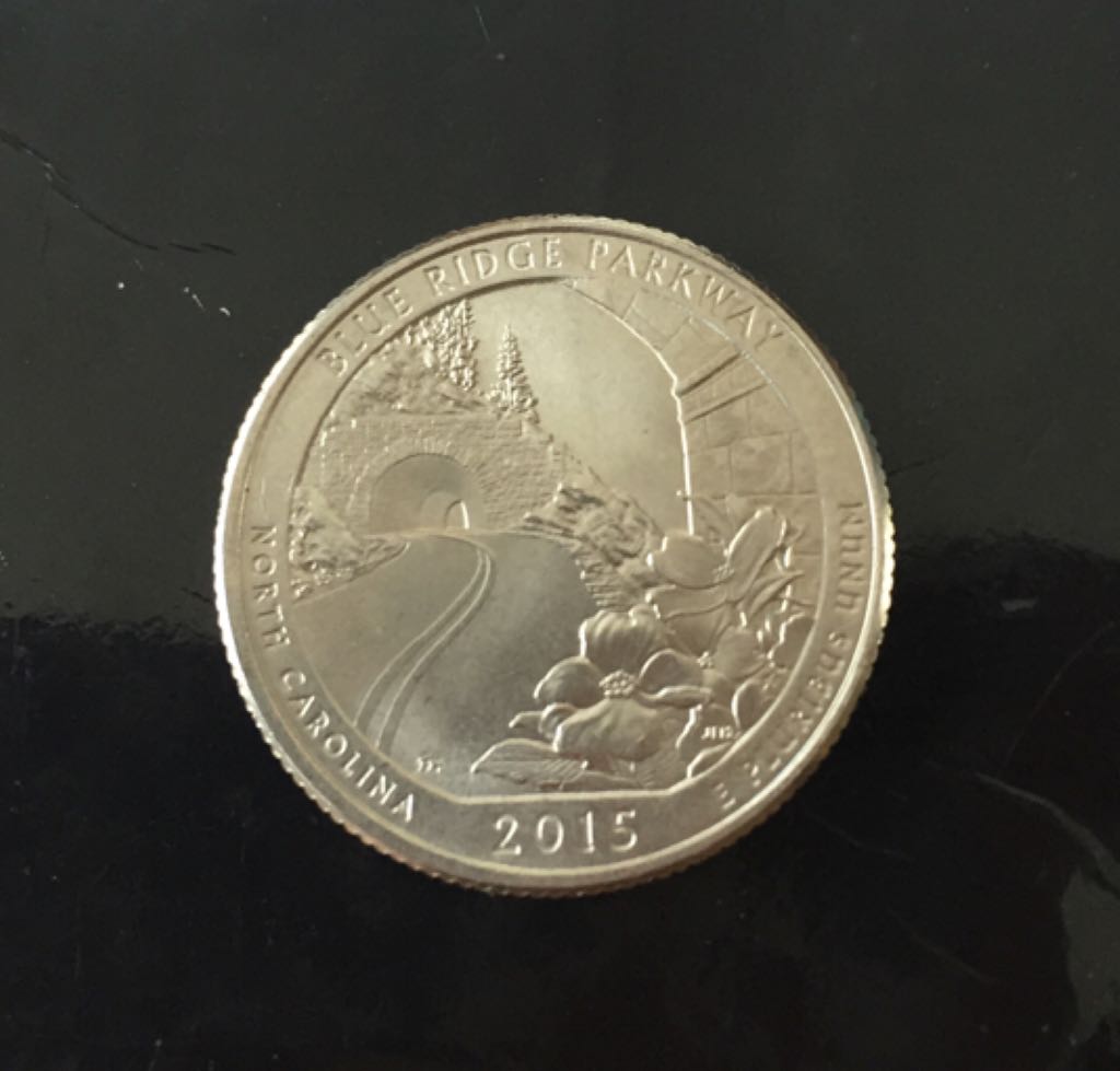 2015 Blue Ridge Parkway Quarter- P  coin collectible - Main Image 2