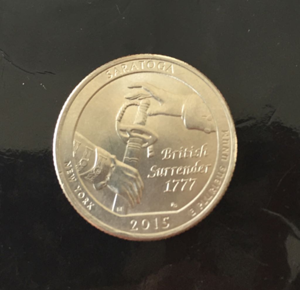 2015 Saratoga Quarter- P  coin collectible - Main Image 2