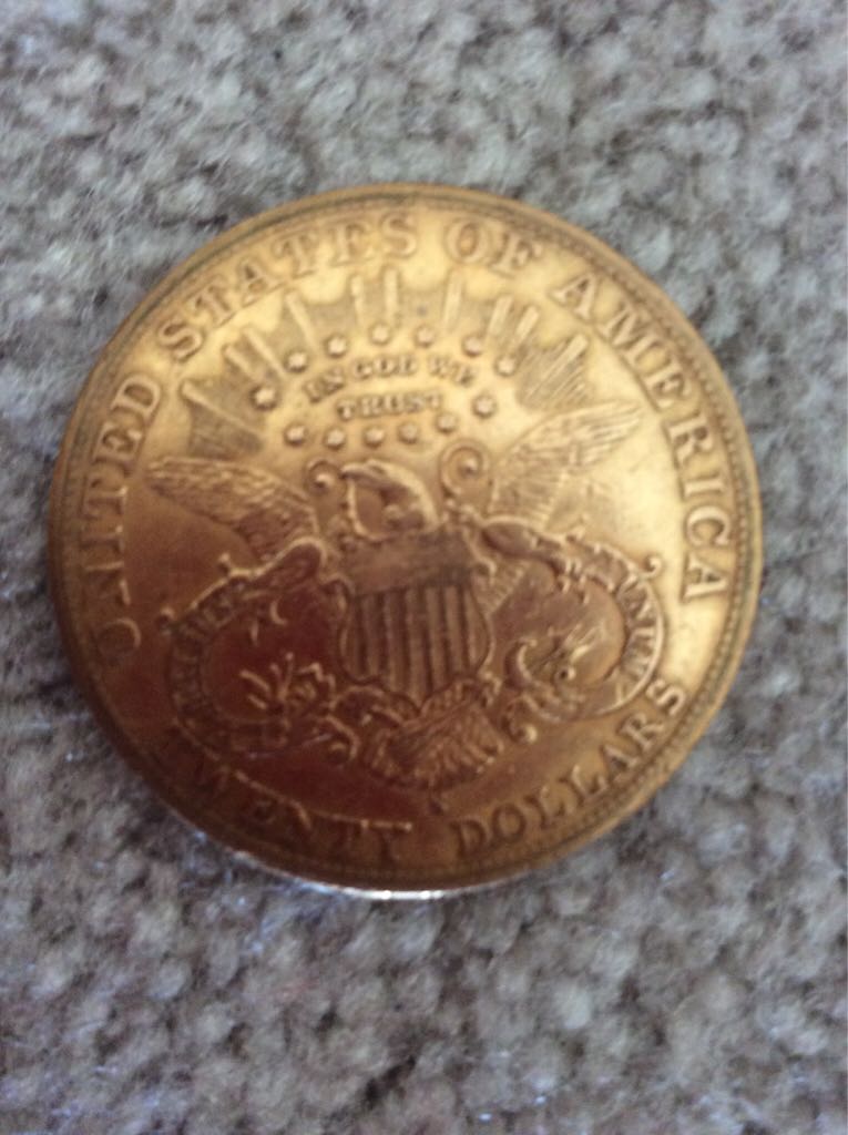 Gold Liberty 20 Dollar   coin collectible - Main Image 2