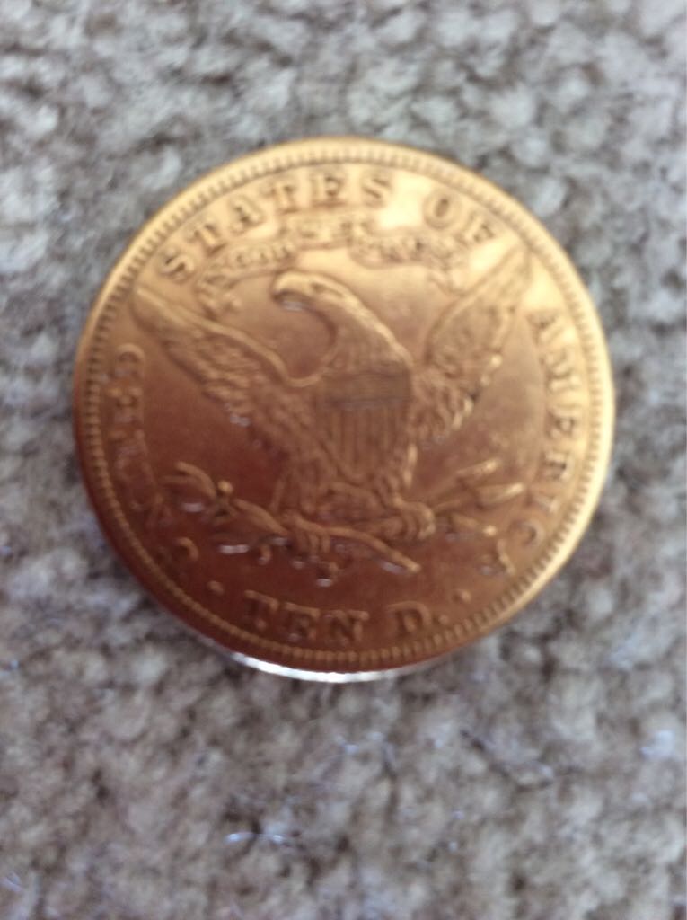 Gold Liberty Ten Dollar 1906  coin collectible - Main Image 2