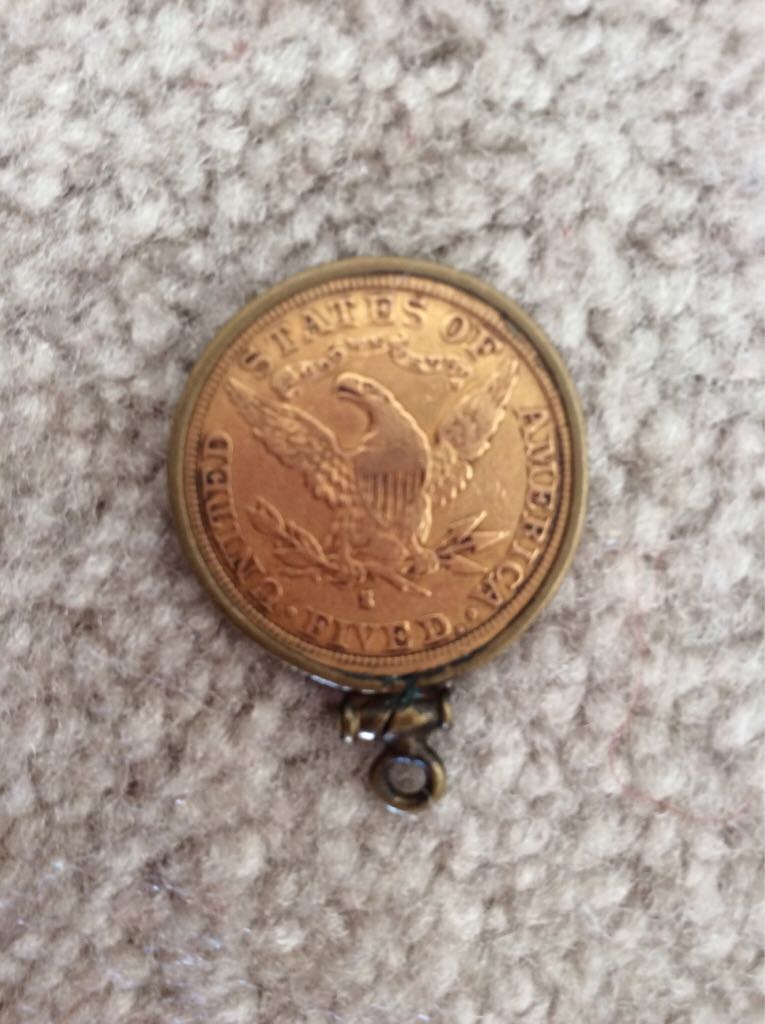 Gold Liberty Five 1897  coin collectible - Main Image 2