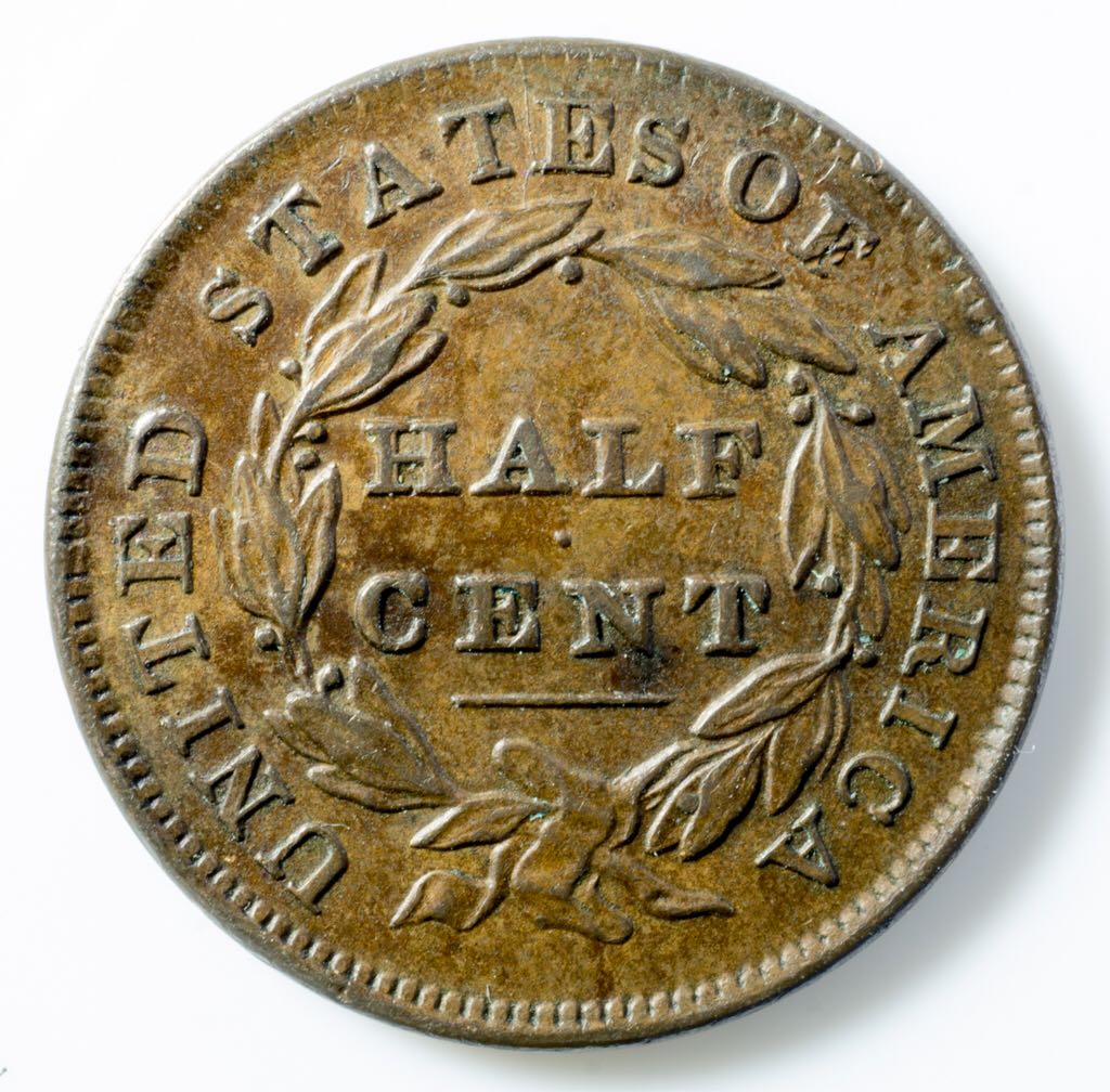 1832 Classic Head Half Cent  coin collectible - Main Image 2