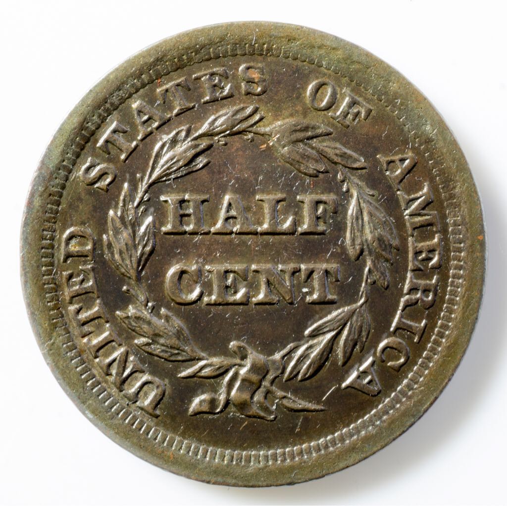 Coronet Half Cent  coin collectible - Main Image 2