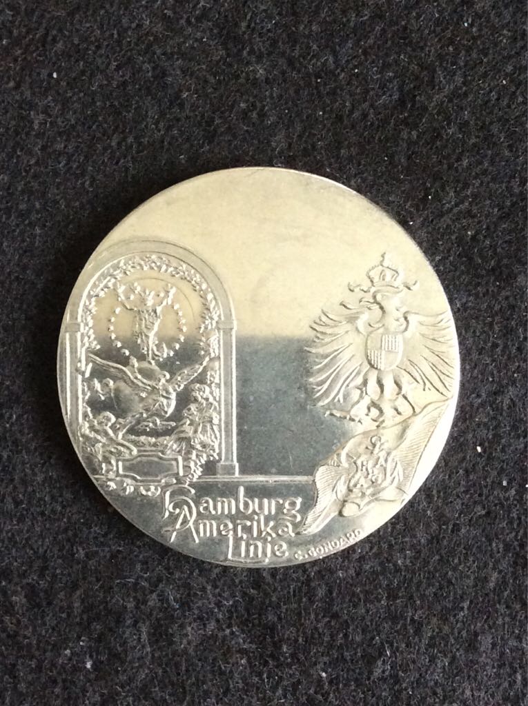 Ocean Steamship Liners Medal - Deutschland 1900  coin collectible - Main Image 2