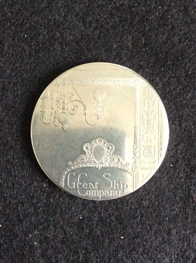 Ocean Steamship Liners Medal - Queen Mary 1936  coin collectible - Main Image 2