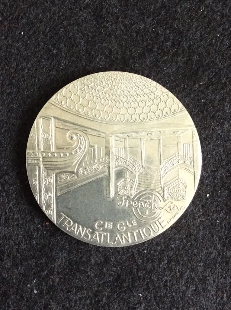 Ocean Steamship Liners Medal - Paris 1921  coin collectible - Main Image 2