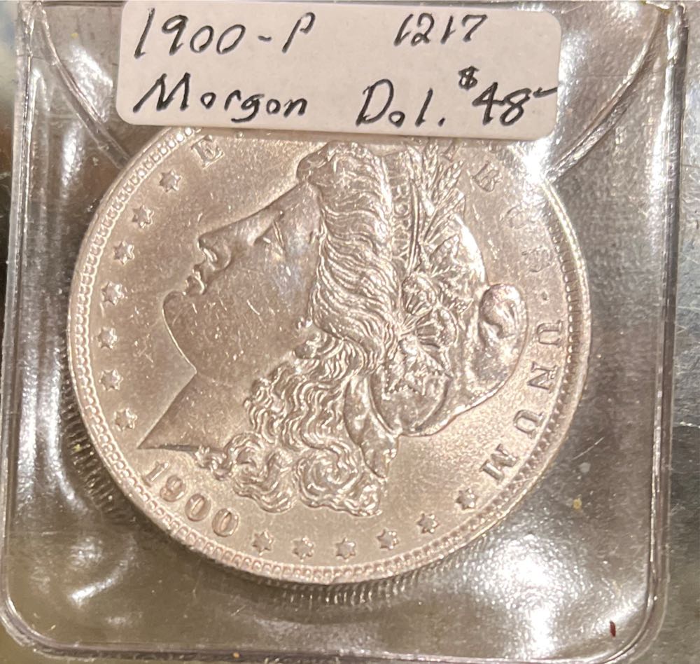 Morgan Dollar 1900  coin collectible - Main Image 3