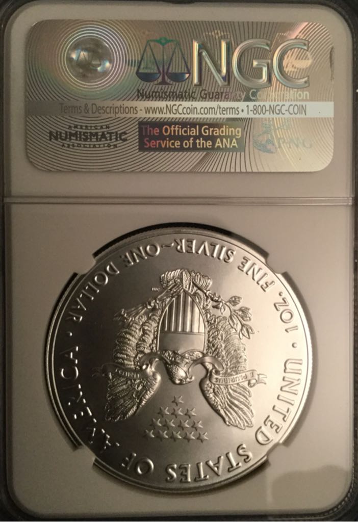 2016 Silver Eagle  coin collectible - Main Image 2