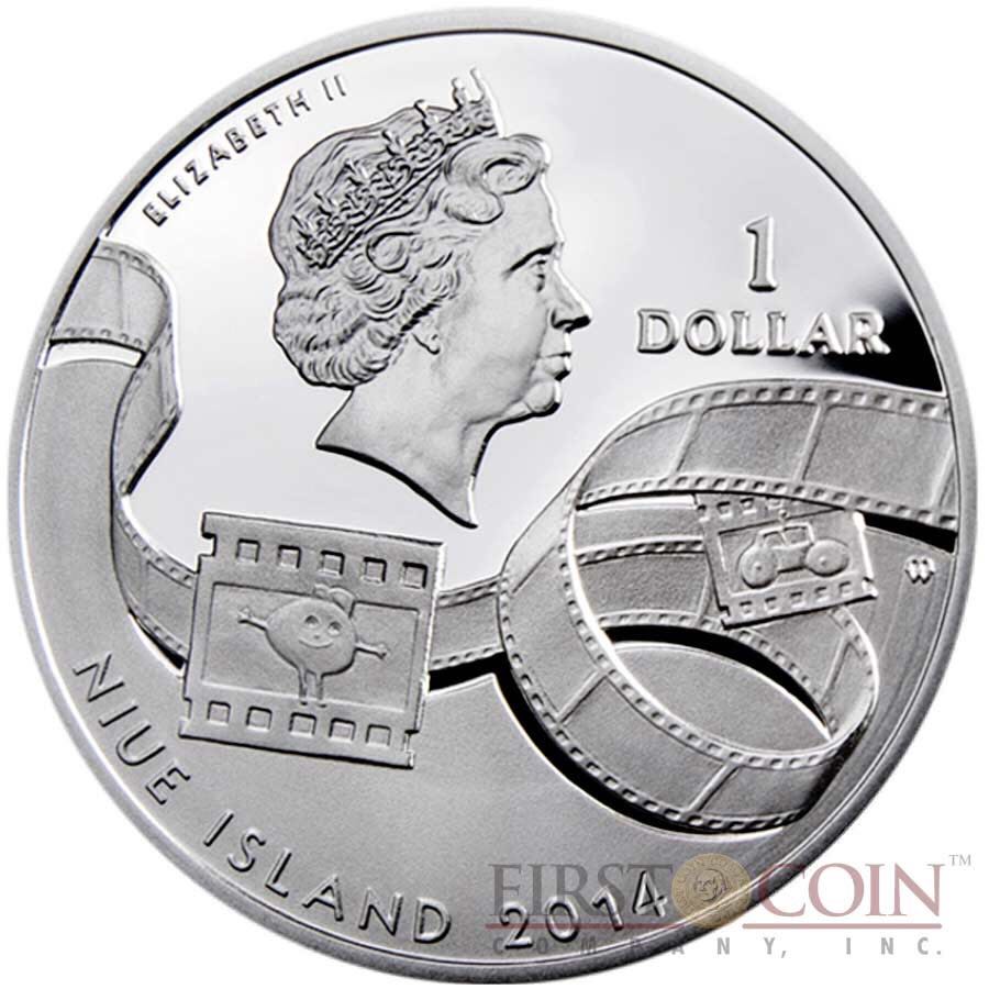 Niue 2014 - Cartoon Characters: The Flintstones - Proof Silver Coin    coin collectible - Main Image 2