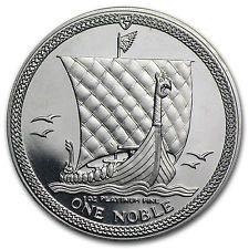 1986 .25 0unce Noble Isle Of Man  coin collectible - Main Image 2