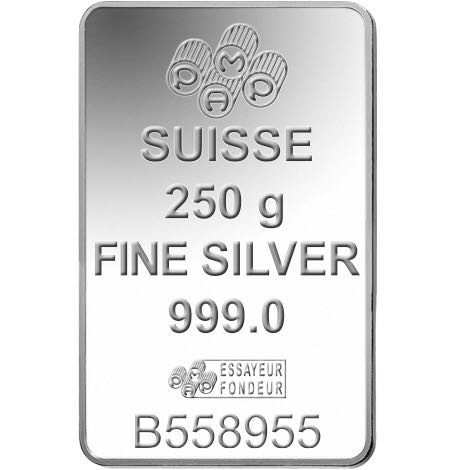 250 Gram Pamp Bar  coin collectible - Main Image 2