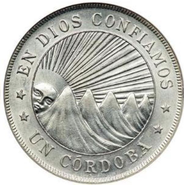 Nicaragua 1 Cordoba 1912  coin collectible - Main Image 2