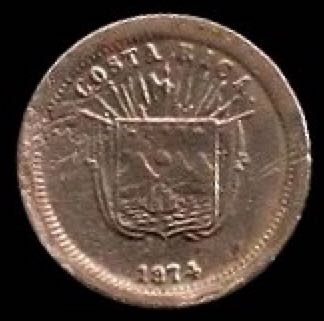 Costa Rica 1 Centavo 1874  coin collectible - Main Image 2
