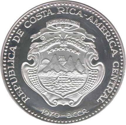 Costa Rica 25 Colones 1970  coin collectible - Main Image 2