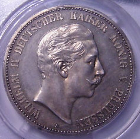 German States 5 Mark 1907  coin collectible - Main Image 2