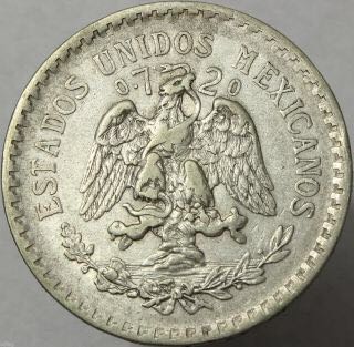 1925 Mexican One Peso Coin  coin collectible - Main Image 2