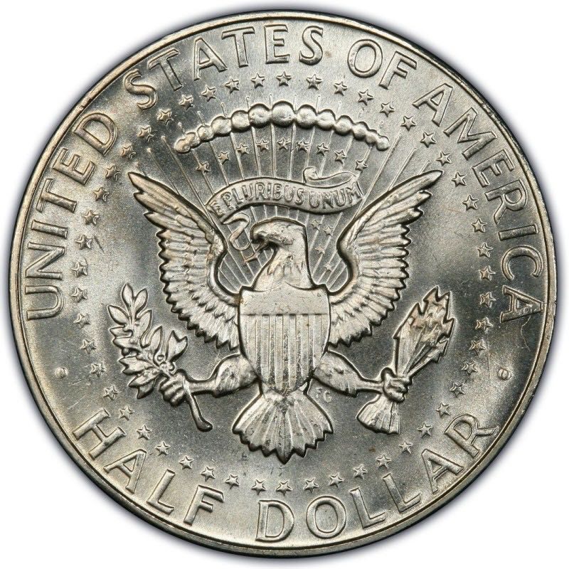 American 1965 Kennedy Half Dollar  coin collectible - Main Image 2