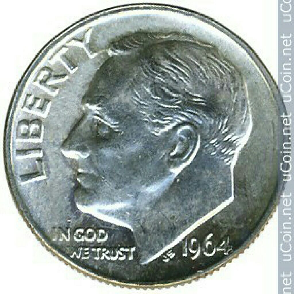 Roosevelt Dime 1967