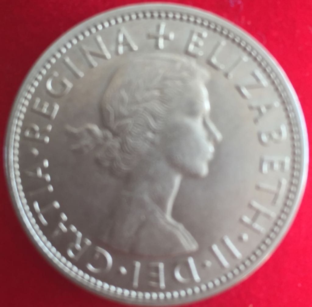 1955 Half Crown  coin collectible - Main Image 2