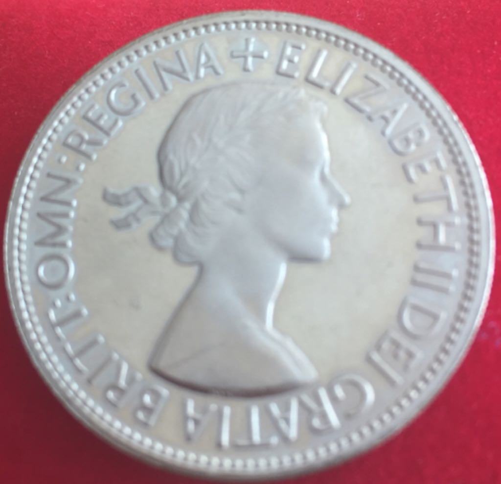 1953 Half Crown  coin collectible - Main Image 2