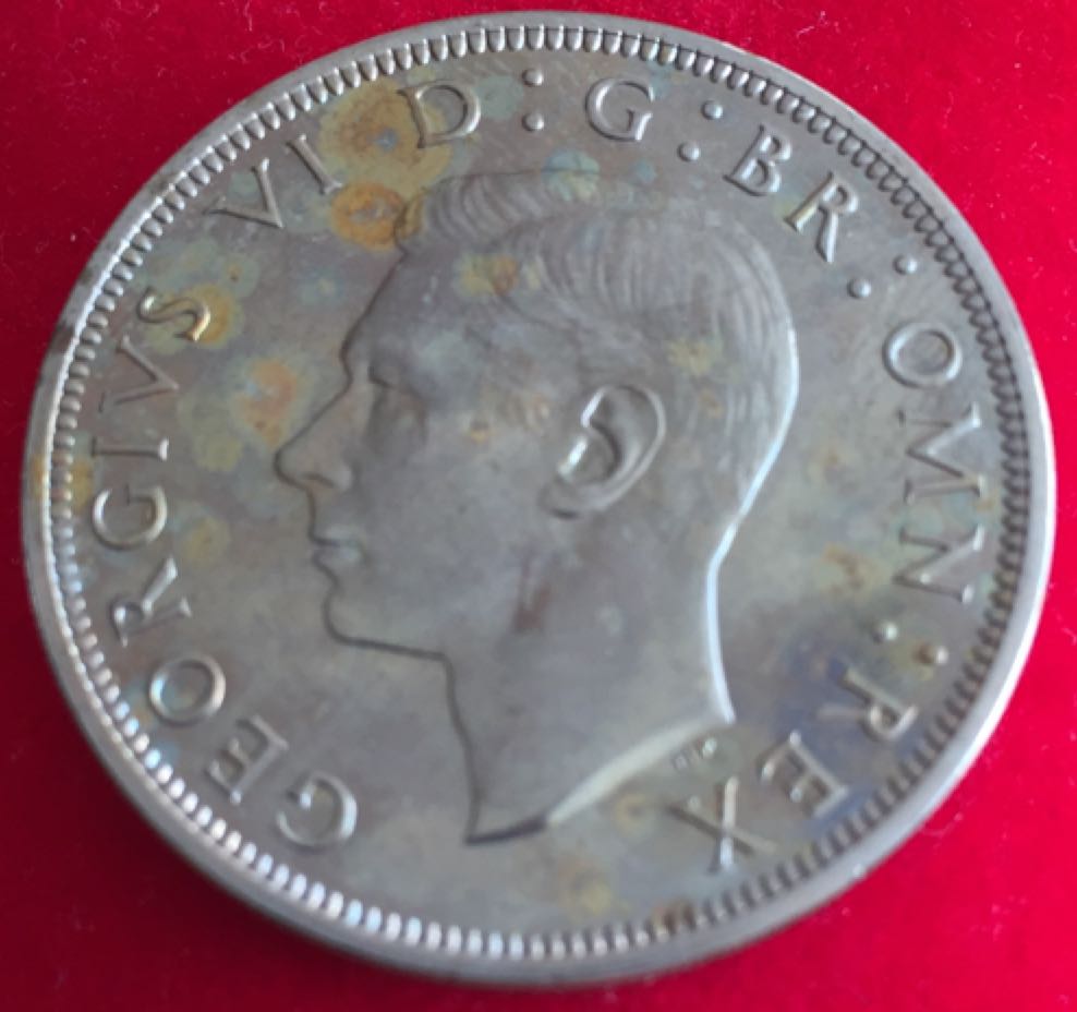 1950 Half Crown  coin collectible - Main Image 2