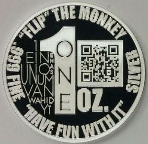 Year On The Monkey ’QR Code’ Flip The Monkey  coin collectible - Main Image 2