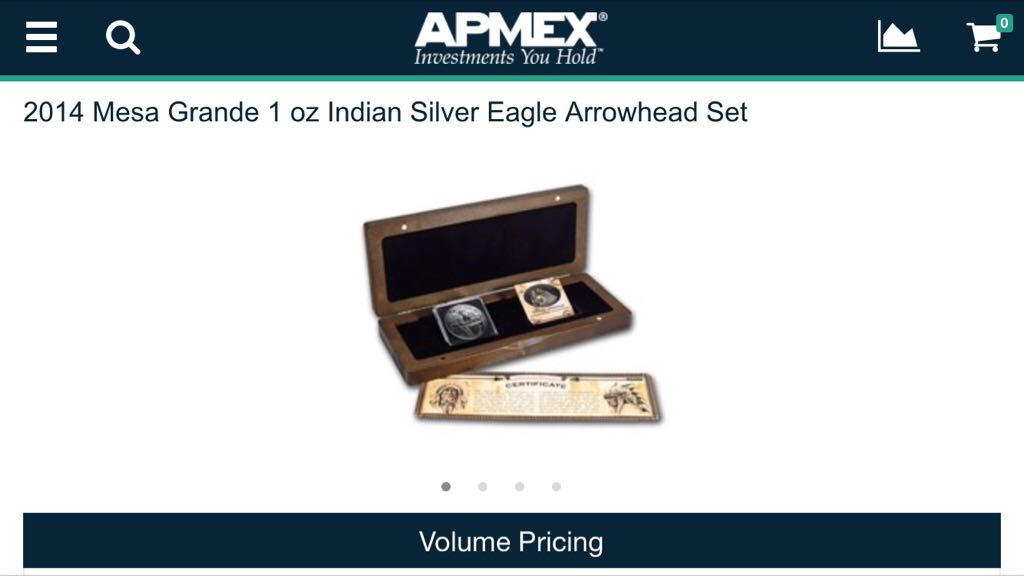 2014 Mesa Grande 1 oz Indian Silver Eagle Arrowhead Set (96895)  coin collectible - Main Image 2