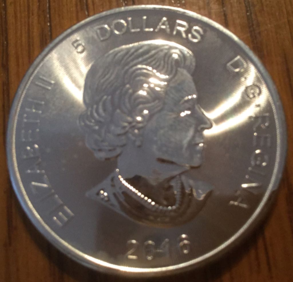 20th Anniversary Canadian Maple Leaf .25 Oz Gold