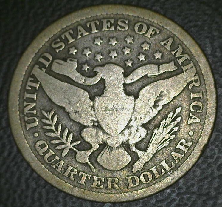 1893 Barber Quarter  coin collectible - Main Image 2