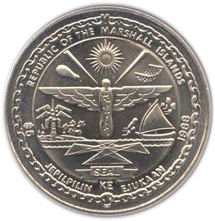 Marshall Islands 5 Dollars 1988  coin collectible - Main Image 2