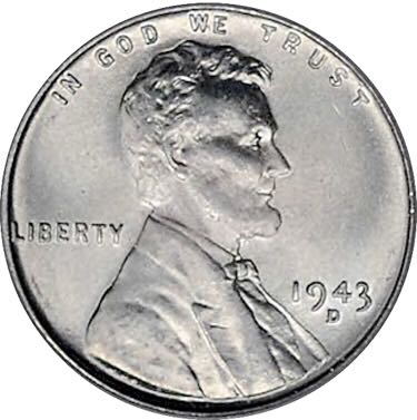 1 Cent Steel Penny  coin collectible - Main Image 2