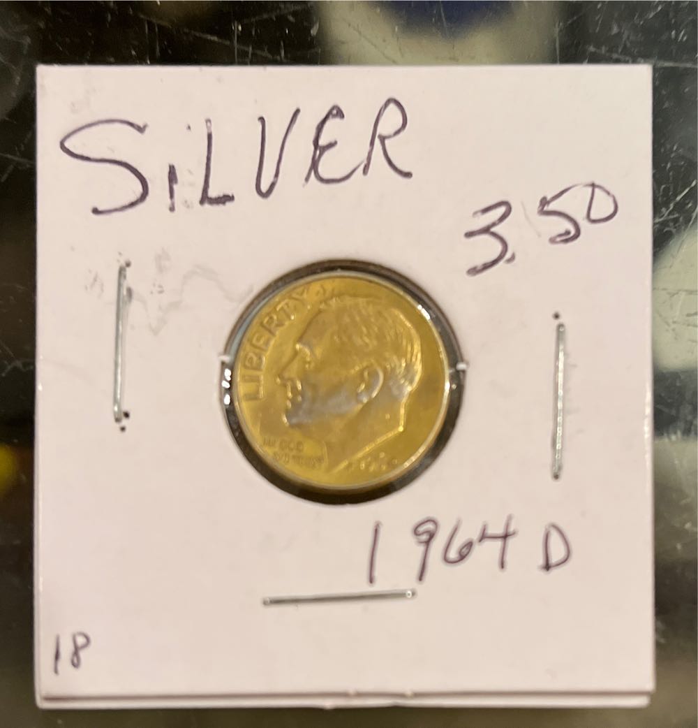 1964 D Roosevelt Dime  coin collectible - Main Image 3