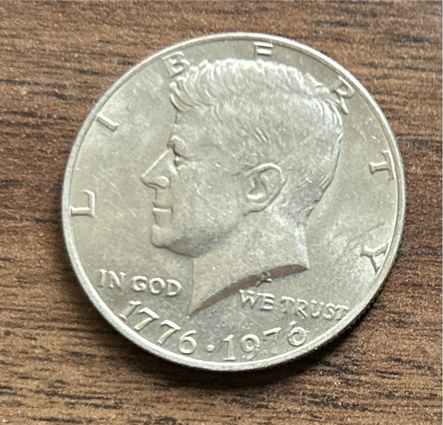 Kennedy Bicentennial Half Dollar  coin collectible - Main Image 3