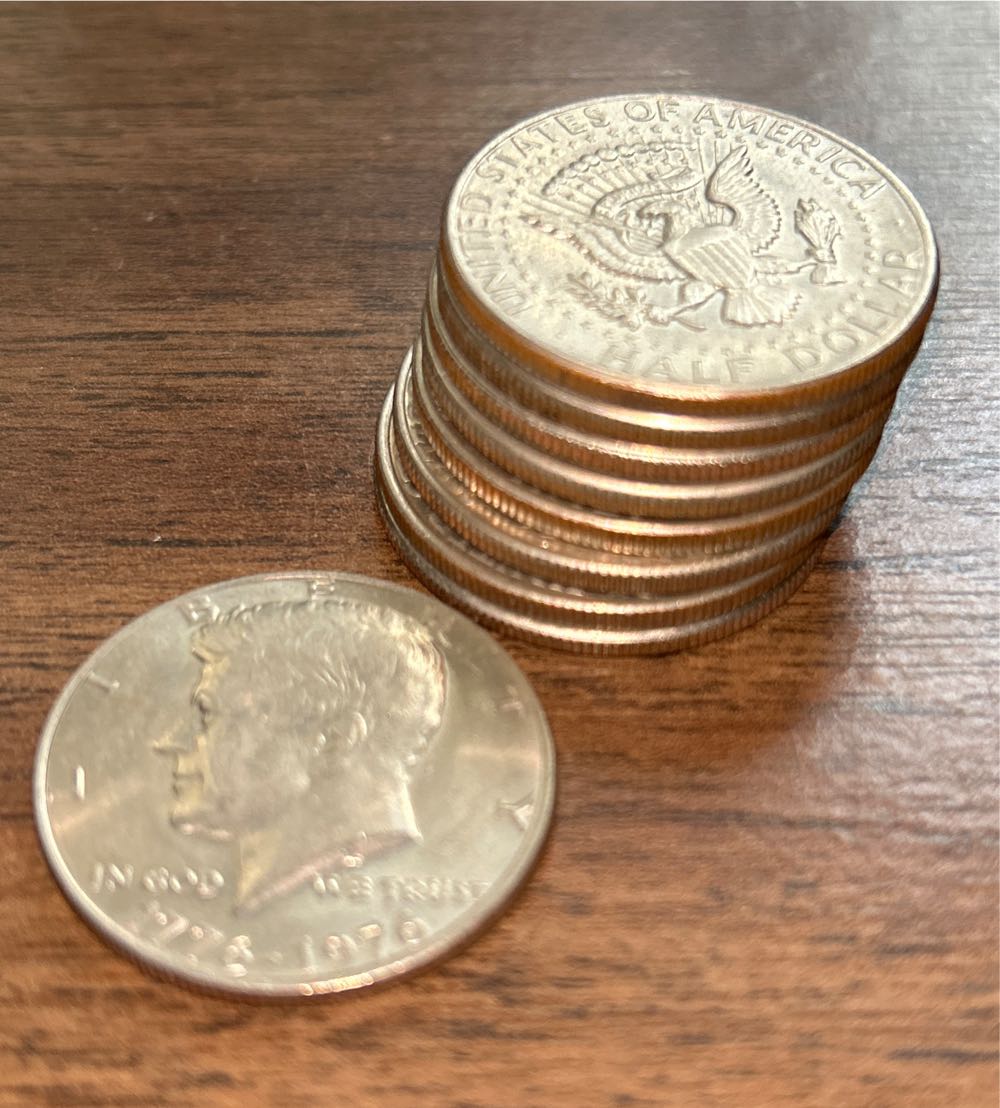 Kennedy Bicentennial Half Dollar  coin collectible - Main Image 4