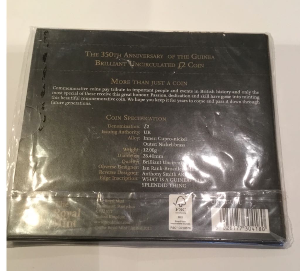 2013 £2 Guinea   coin collectible - Main Image 2