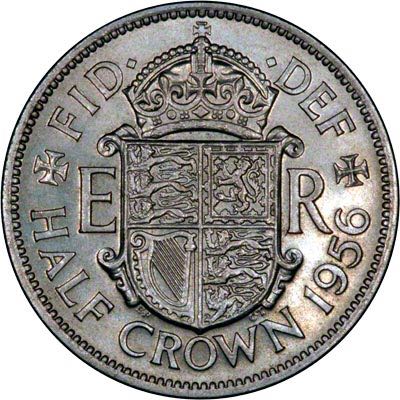 1956 Elizabeth II Halfcrowns  coin collectible - Main Image 2