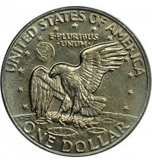 1974 American One Dollar Coin  coin collectible - Main Image 2