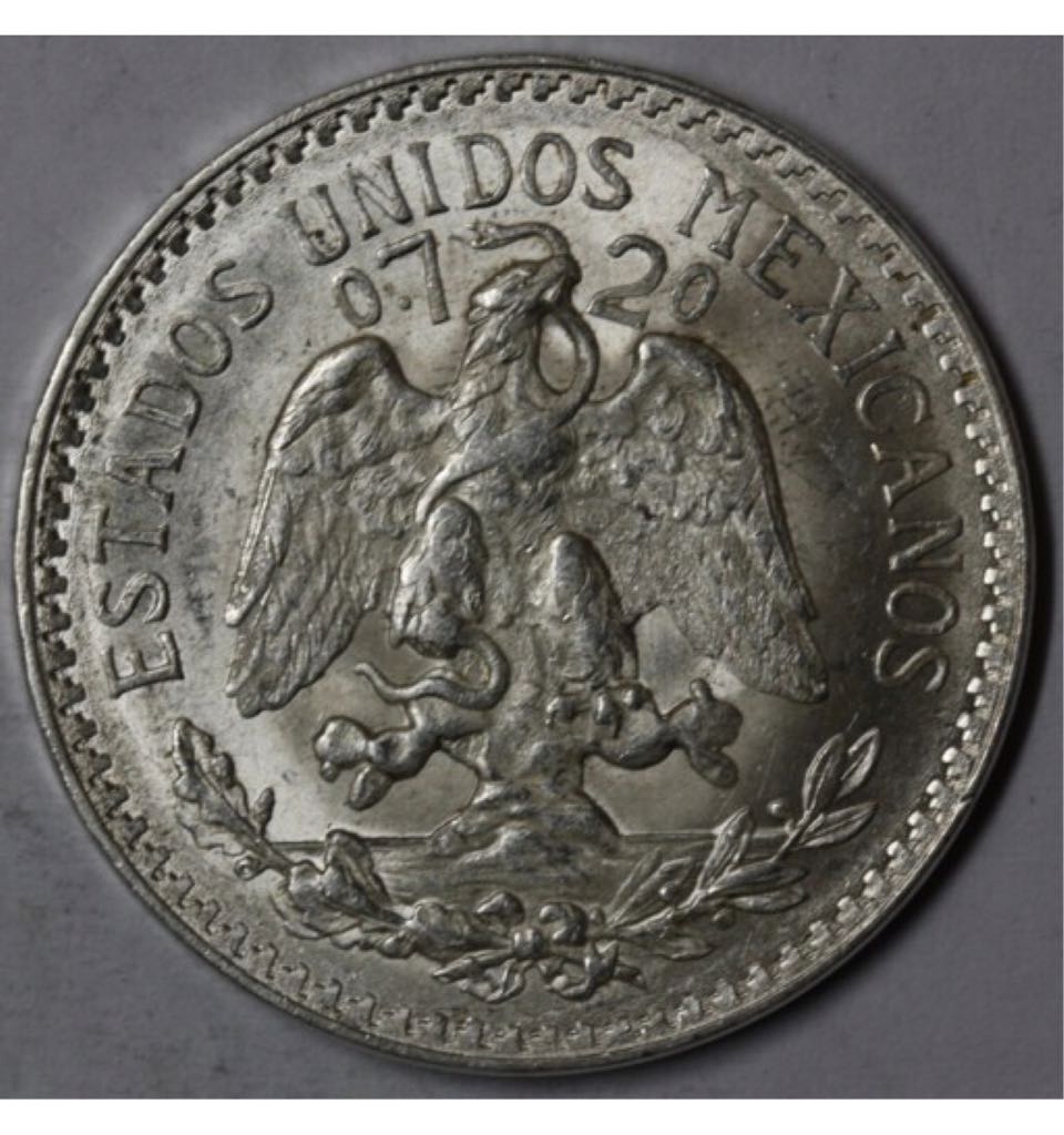 1944 Mexian 50 Centavos Coin  coin collectible - Main Image 2