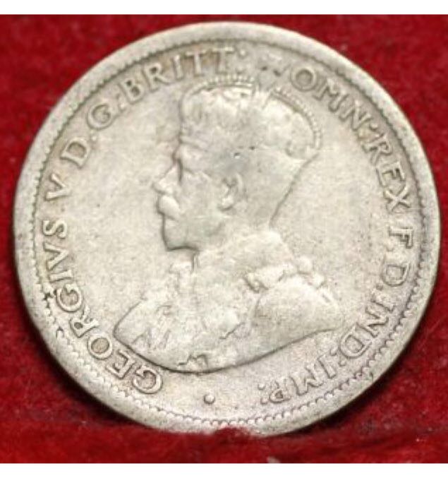 1922 Australian 6 Pence Coin  coin collectible - Main Image 2