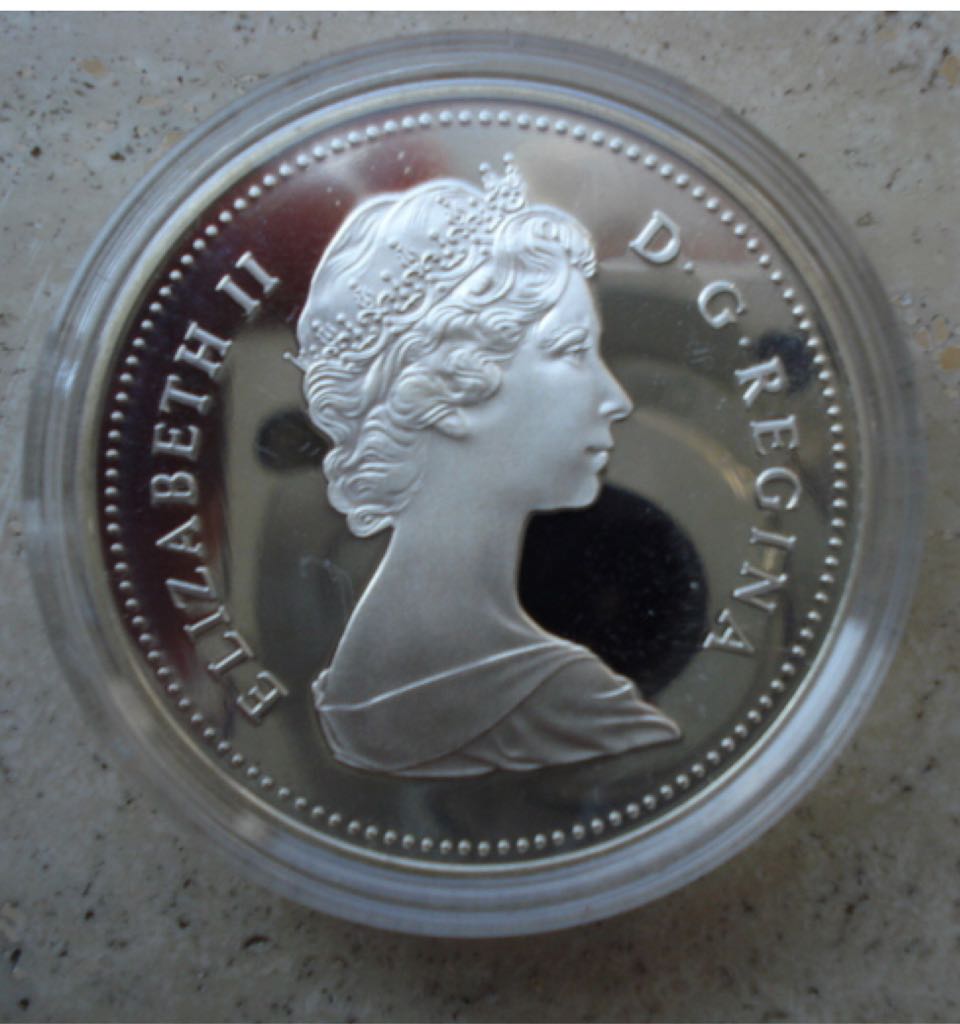 1984 Canadian Half Dollar Coin  coin collectible - Main Image 2