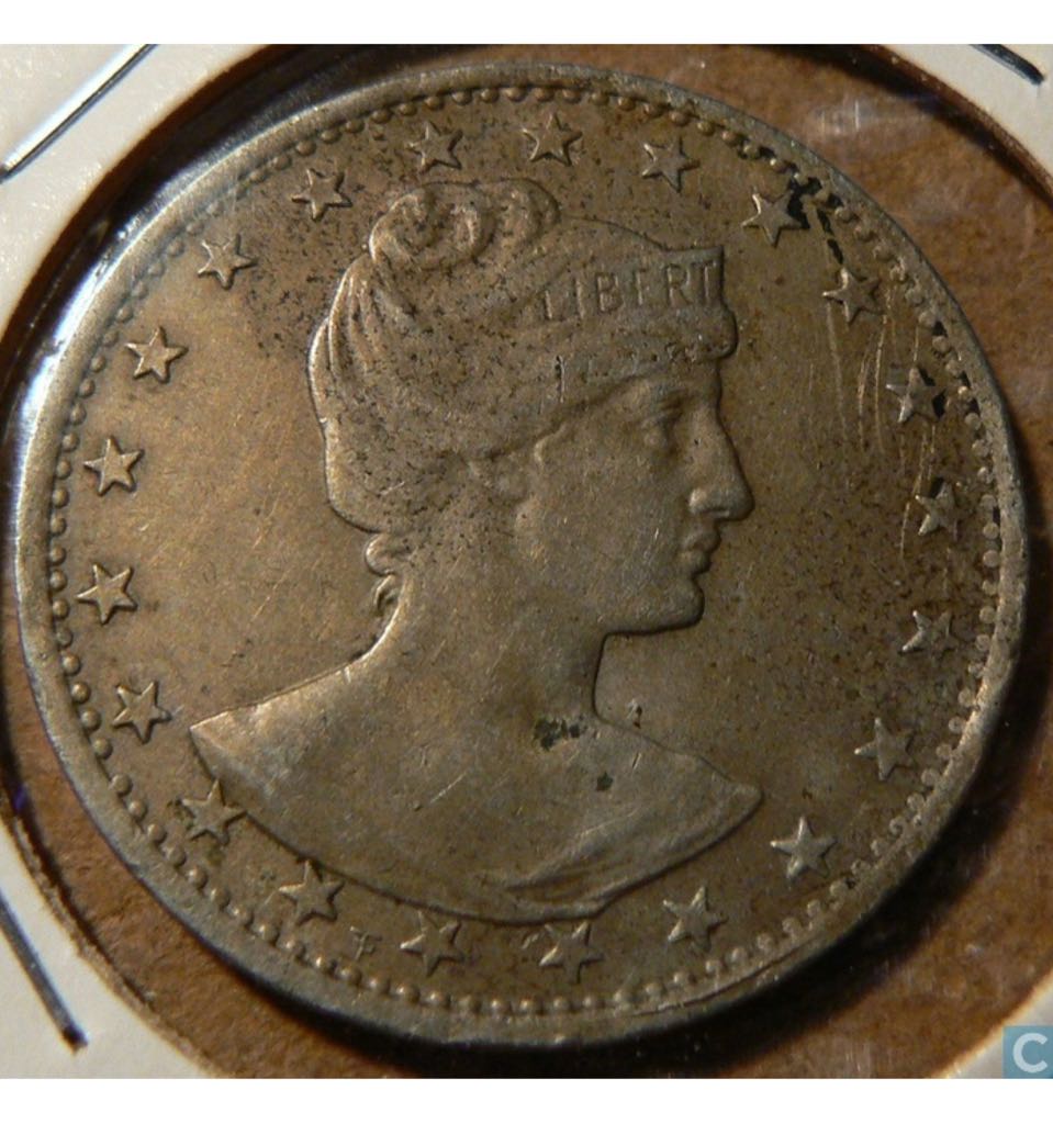 1901 Brasilian 100 Reis Coin  coin collectible - Main Image 2