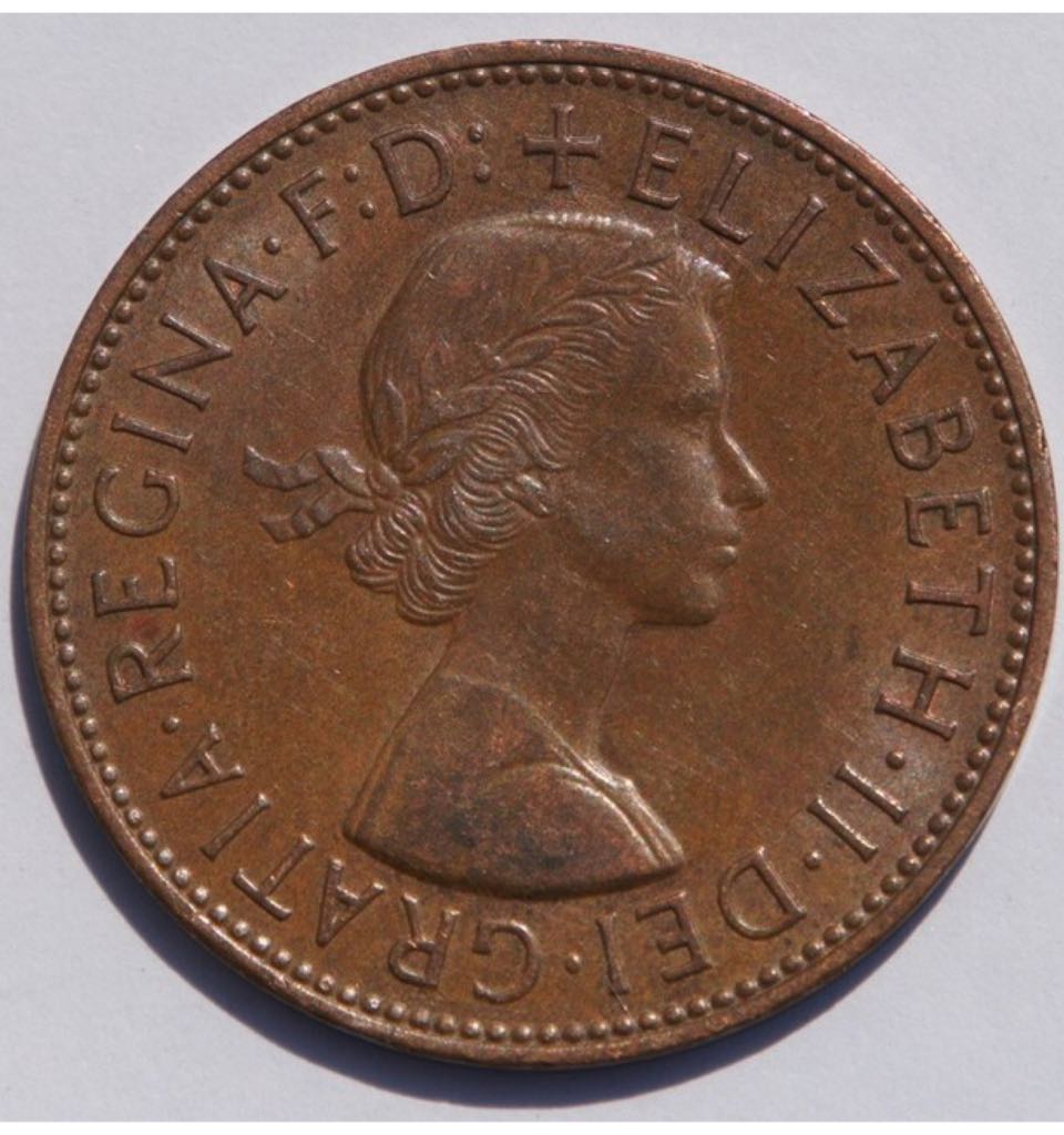 1983 British 1 Penny  coin collectible - Main Image 2