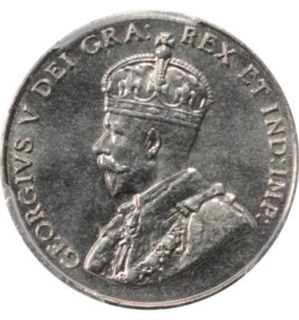 1930 Canadian Five Cent Nickel Coin  coin collectible - Main Image 2