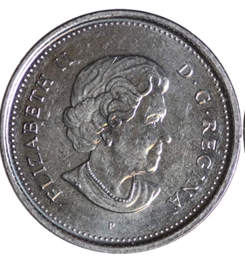 2004P Canadian Five Cent Coin  coin collectible - Main Image 2