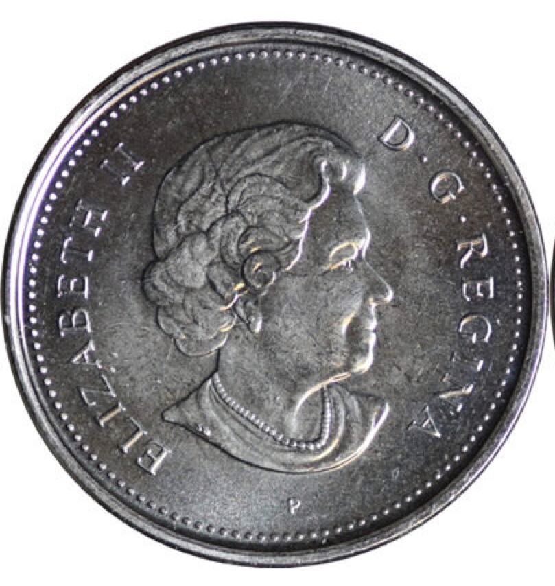 2005P Canadian Five Cent Coin  coin collectible - Main Image 2